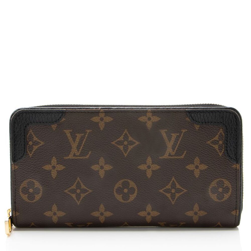 Louis Vuitton Monogram Canvas Retiro Zippy Wallet